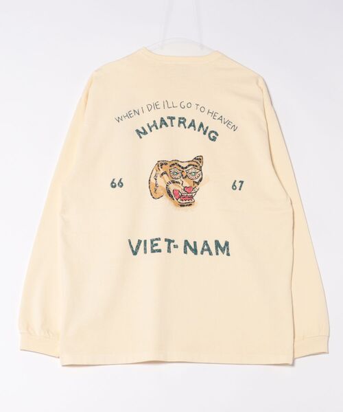 HOUSTON（ヒューストン） tシャツ ピグメントUSコットンロンT（VIETNAM 