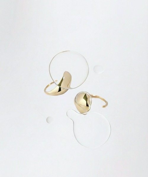 Lyvi ピアス Melt Curve Hoop Pierce / 金属アレルギー対応 レディース