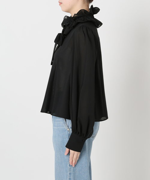 美品 2020SS IENA シアーシャツ◆ Maison IENAシルクコットンシアーシャツ（シャツ/ブラウス）｜IENA