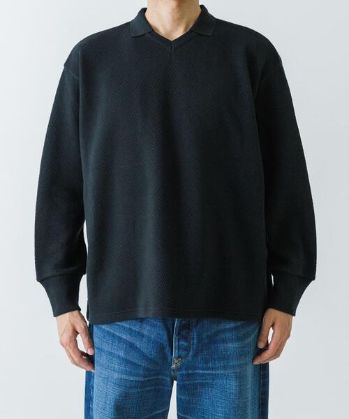 「crepuscule」 長袖Tシャツ 2 グリーン メンズ_画像2