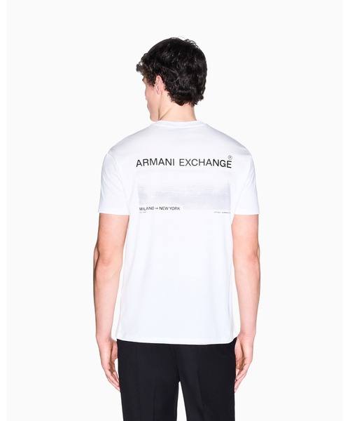 ARMANI EXCHANGE tシャツ 「A|X アルマーニ エクスチェンジ」バック