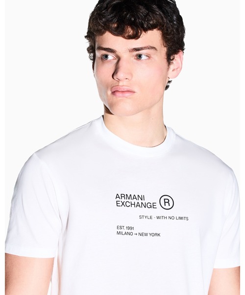 ARMANI EXCHANGE tシャツ 「A|X アルマーニ エクスチェンジ」バック