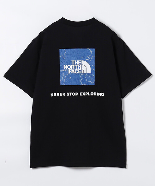 ノースフェイス tシャツ 限定展開 THE NORTH FACE/ザ・ノース・フェイス ショートスリーブバックスクエアトラバースロゴティー（メンズ）の画像