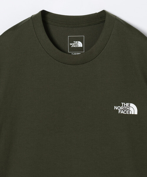 ノースフェイス tシャツ 限定展開 THE NORTH FACE/ザ・ノース・フェイス ショートスリーブバックスクエアトラバースロゴティー（メンズ）の画像