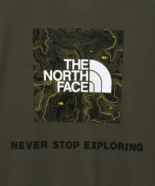 ノースフェイス tシャツ 限定展開 THE NORTH FACE/ザ・ノース・フェイス ショートスリーブバックスクエアトラバースロゴティー（メンズ）の画像