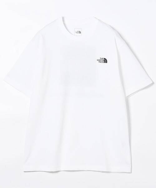 ノースフェイス tシャツ 限定展開 THE NORTH FACE/ザ・ノース・フェイス ショートスリーブバックスクエアトラバースロゴティー（メンズ）の画像