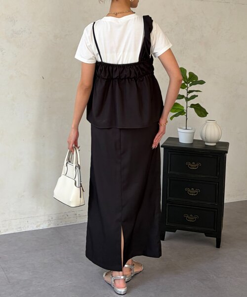 【未使用含む】ハンドメイド ワンピース＆スカート＆ポシェット等8点セット Chez toi（シェトワ） ワンピース 「セットアップ」ビスチェ見え