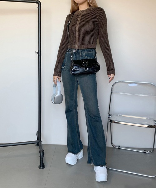「non-hedge」 ショルダーバッグ FREE シルバー レディース_画像3