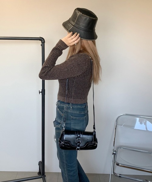 「non-hedge」 ショルダーバッグ FREE シルバー レディース_画像5
