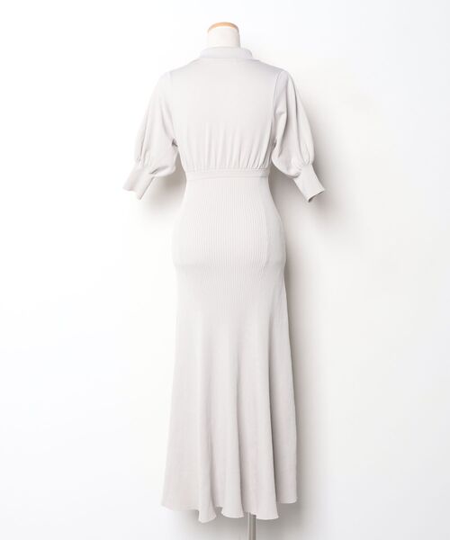 「MERCURYDUO」 ニットワンピース SMALL アイボリー レディース_画像2