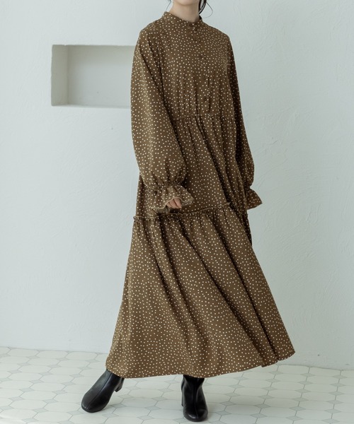 「pairmanon」 長袖ワンピース FREE ブラック レディース_画像5