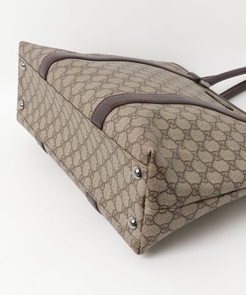 GUCCI（グッチ） GGスプリーム トートバッグ - ブラウン レディース