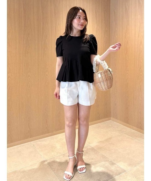 CELFORD ブラックショートパンツ Sサイズ CELFORD（セルフォード） パンツ 「洗える」バリエーションショート