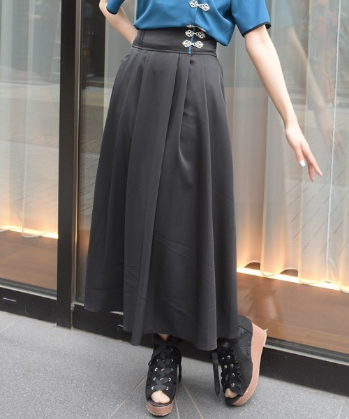 axes femme（アクシーズ ファム） スカート チャイナボタン編上