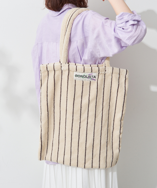 BONGUSTA トートバッグ 「追加」BONGUSTA/ボングスタ naram striped 