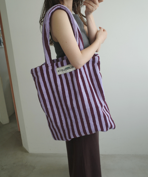 BONGUSTA トートバッグ 「追加」BONGUSTA/ボングスタ naram striped 
