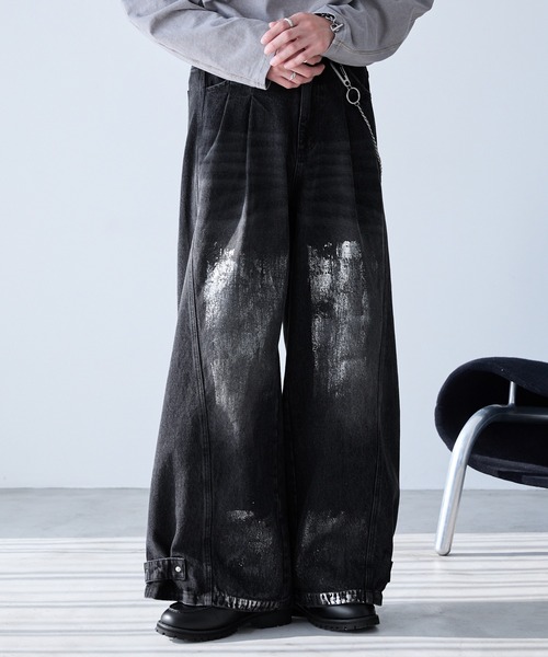 「Spielio」 デニムパンツ S ブルー メンズ_画像6