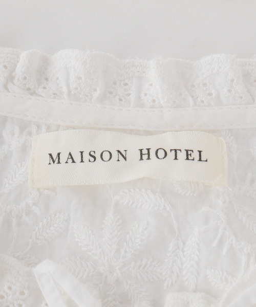 ブラウス シャツ 「MAISON HOTEL / メゾンホテル」 camila レディースの画像