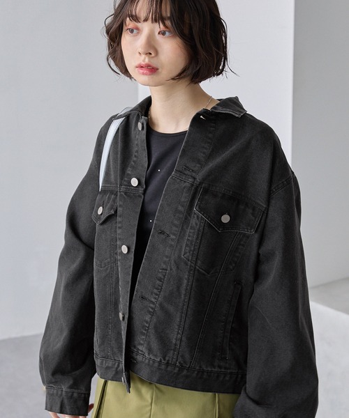 「MONO-MART」 デニムジャケット L グレー メンズ_画像6