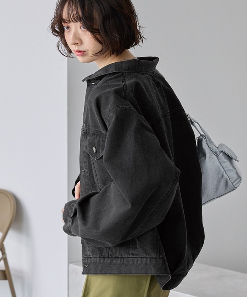 「MONO-MART」 デニムジャケット L グレー メンズ_画像7