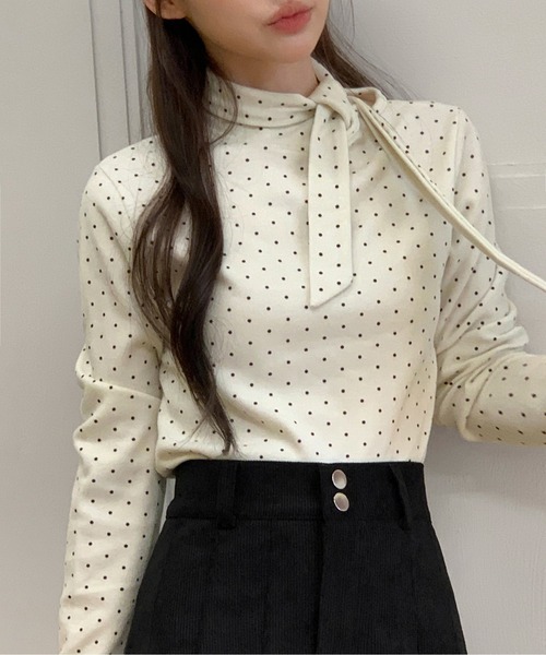 「by muni:r」 長袖カットソー FREE グレー レディース_画像3