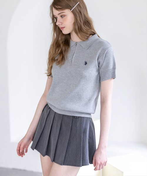 ＼美品・POLO 半袖ニットセーター／ U.S. POLO ASSN.（ユーエスポロアッスン） サマーニット ニット