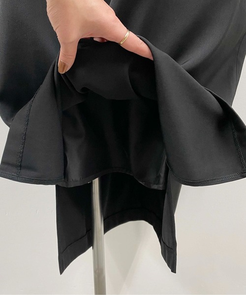 「PICCIN PERLA」 長袖ワンピース M ブラック レディース_画像3