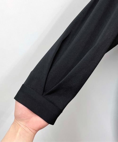 「PICCIN PERLA」 長袖ワンピース M ブラック レディース_画像4