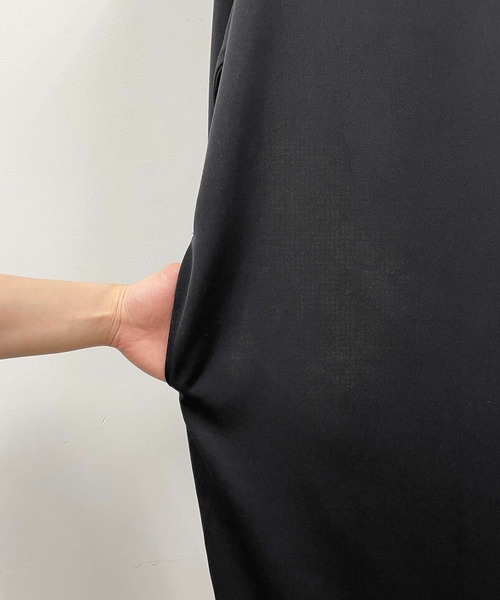 「PICCIN PERLA」 長袖ワンピース M ブラック レディース_画像7