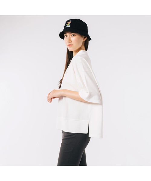 「LACOSTE」 半袖ポロシャツ 38 エンジ レディース_画像5