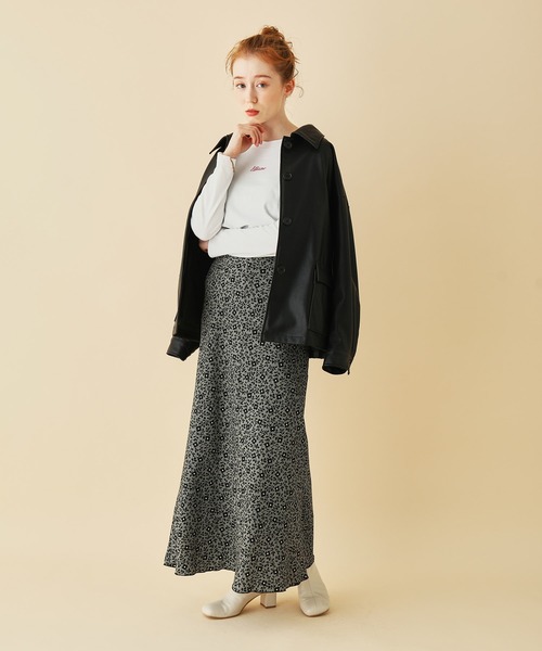「MADEMOISELLE ROPE'」 ロングスカート 36 ブラック レディース_画像7