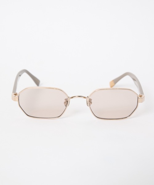 BLANC BE018 度なし GOLD 伊達眼鏡 付属品付き BLANC.. 伊達メガネ メガネ 眼鏡 「BLANC」BE018 メンズ : ZOZOTOWN