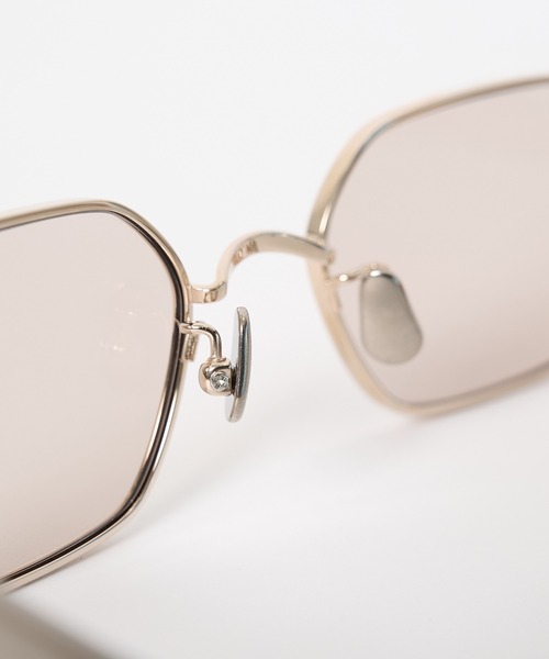 BLANC BE018 度なし GOLD 伊達眼鏡 付属品付き BLANC.. 伊達メガネ メガネ 眼鏡 「BLANC」BE018 メンズ : ZOZOTOWN