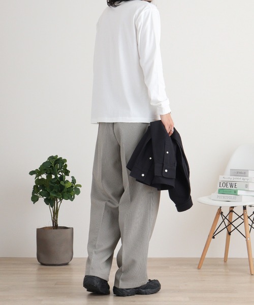 「FUNALIVE」 長袖Tシャツ M ピンク メンズ_画像6
