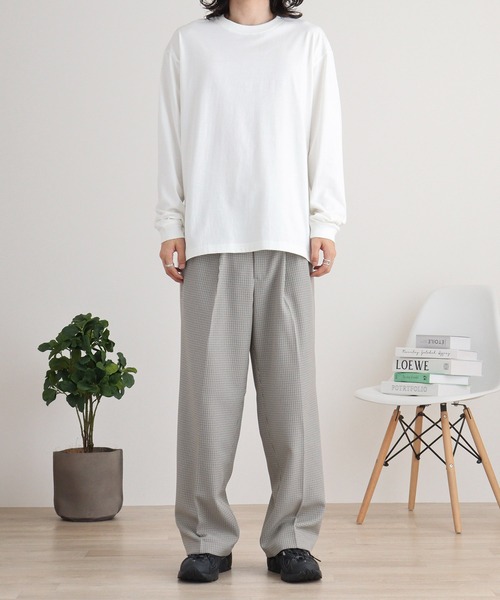 「FUNALIVE」 長袖Tシャツ M ピンク メンズ_画像8
