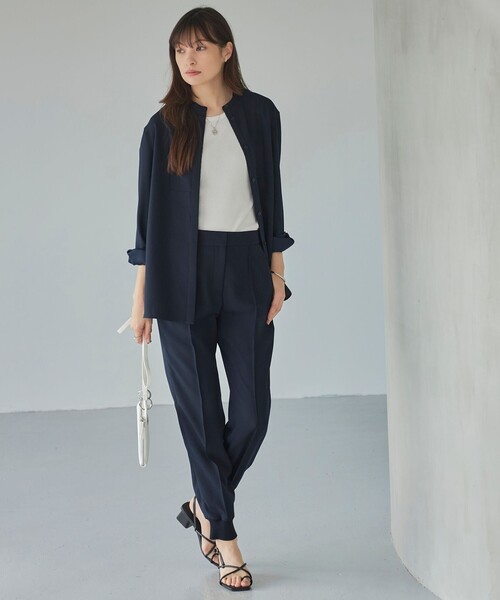 「ICB」 長袖ネルシャツ 2 ベージュ レディース_画像2