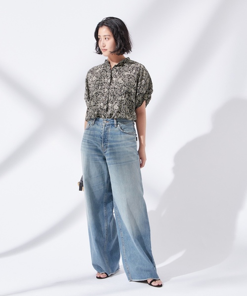 「journal standard L'essage」 半袖ブラウス FREE オートミール レディース_画像3