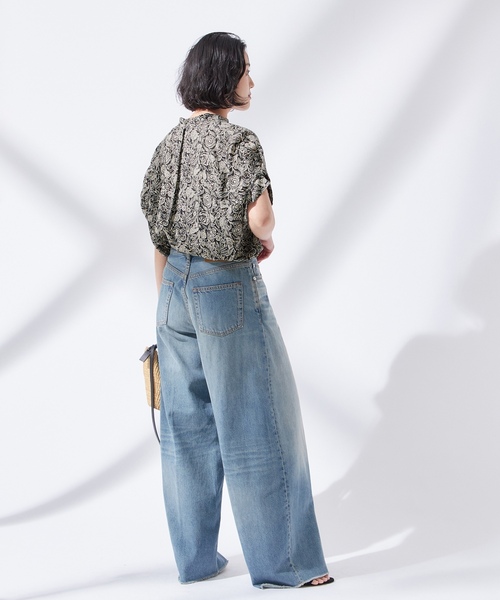 「journal standard L'essage」 半袖ブラウス FREE オートミール レディース_画像5