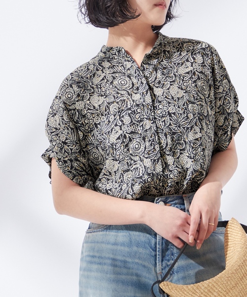 「journal standard L'essage」 半袖ブラウス FREE オートミール レディース_画像7