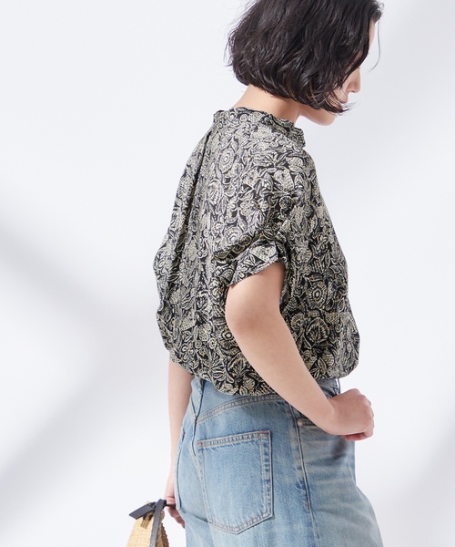 「journal standard L'essage」 半袖ブラウス FREE オートミール レディース_画像9