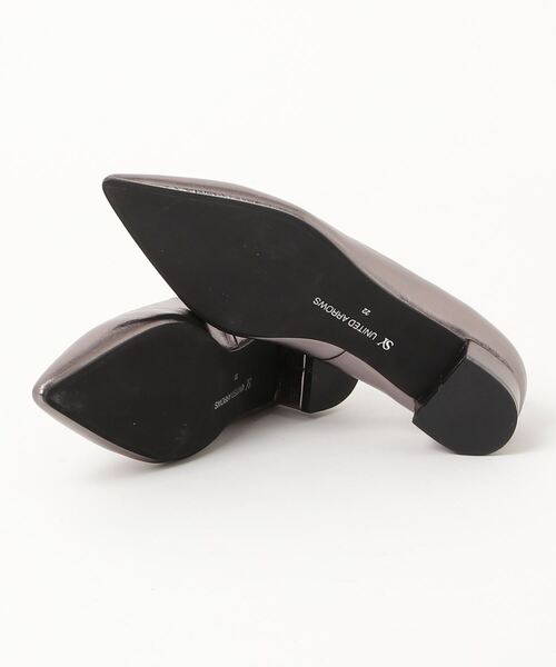 「SY UNITED ARROWS」 パンプス 24.5cm シルバー レディース_画像3
