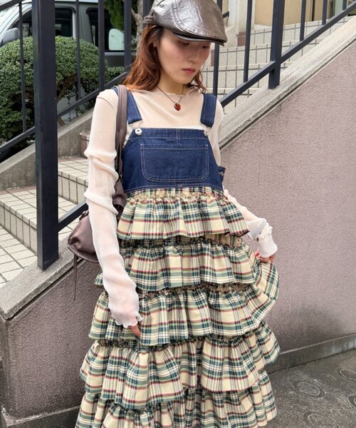 w closet（ダブルクローゼット） ジャンパースカート 「お気に入り登録
