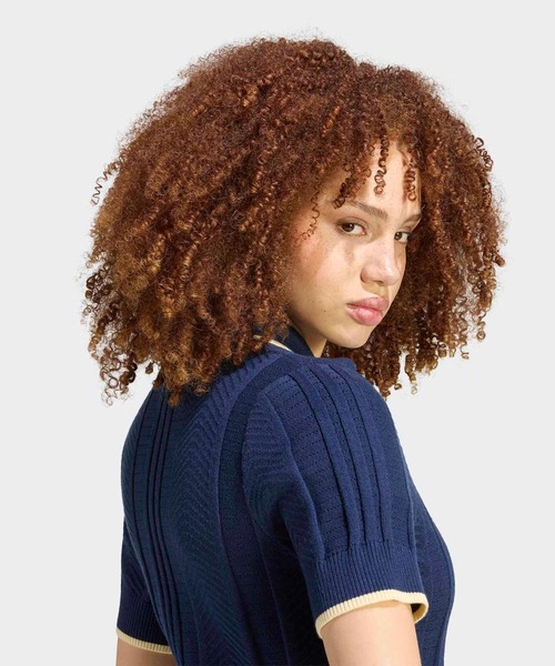 adidas（アディダス） ポロシャツ ポロ ケーブル ニット カリ T