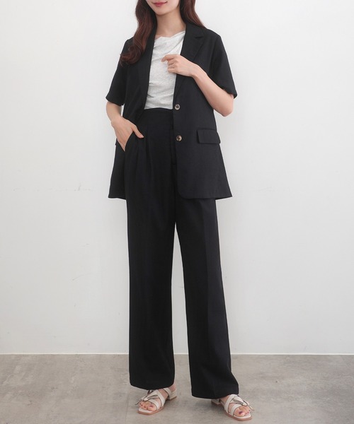 「CENEA」 セットアップ LARGE ブラック レディース_画像8