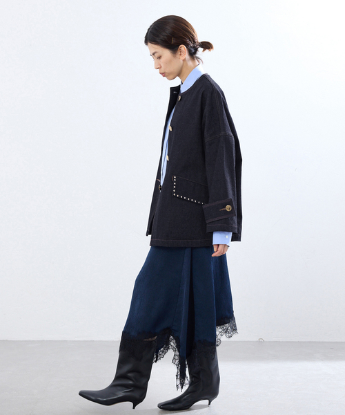 イエナ購入MACKINTOSHマッキントッシュ HUMBIEデニムJKスタッズ IENA（イエナ） デニムジャケット gジャン MACKINTOSH