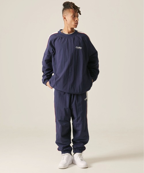 「FUBU」 イージーパンツ L グレー メンズ_画像8