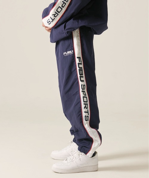 「FUBU」 イージーパンツ L グレー メンズ_画像9