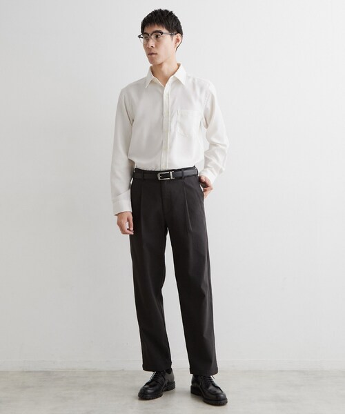THE SHOP TK シャツ 「防シワ／洗濯機OK」アソート 長袖ネルシャツ