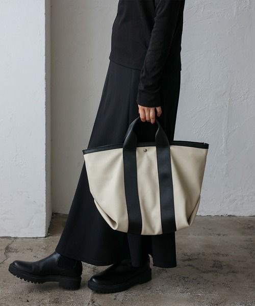 VitaFelice（ヴィータフェリーチェ） トートバッグ マチ広2wayテープ