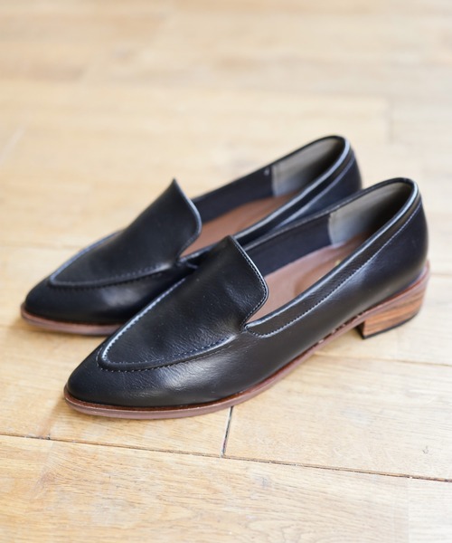 SESTO（セスト） ローファー ふわふわインソール！ウッドヒールの